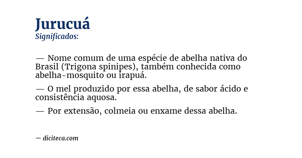 Significado de jurucuá