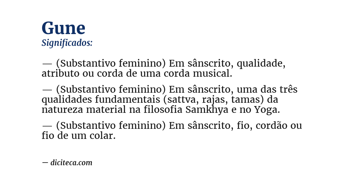 Significado de gune