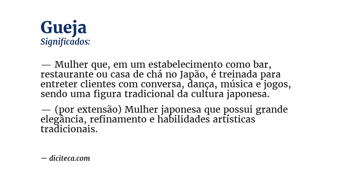 Significado de gueja