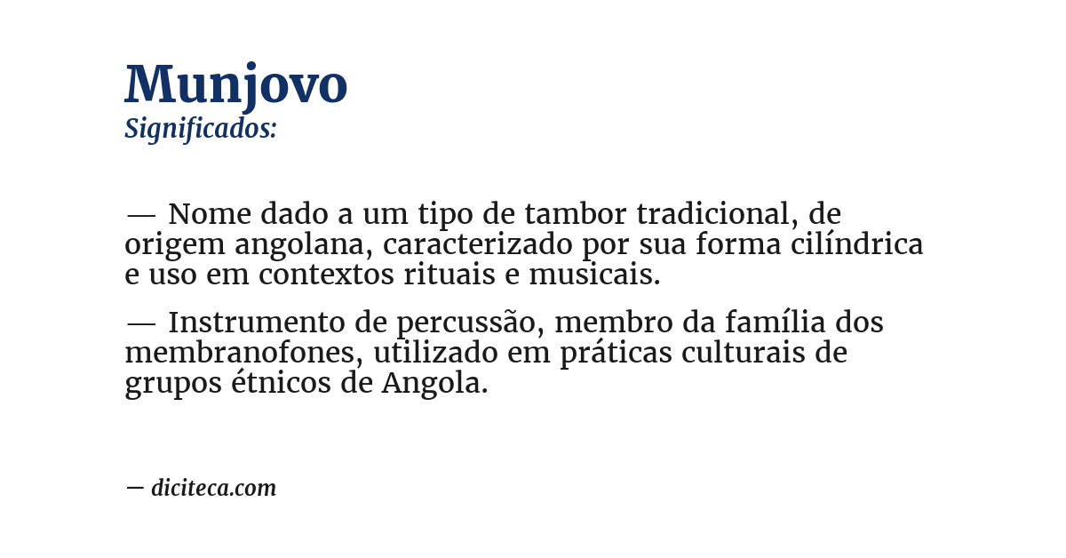 Significado de munjovo