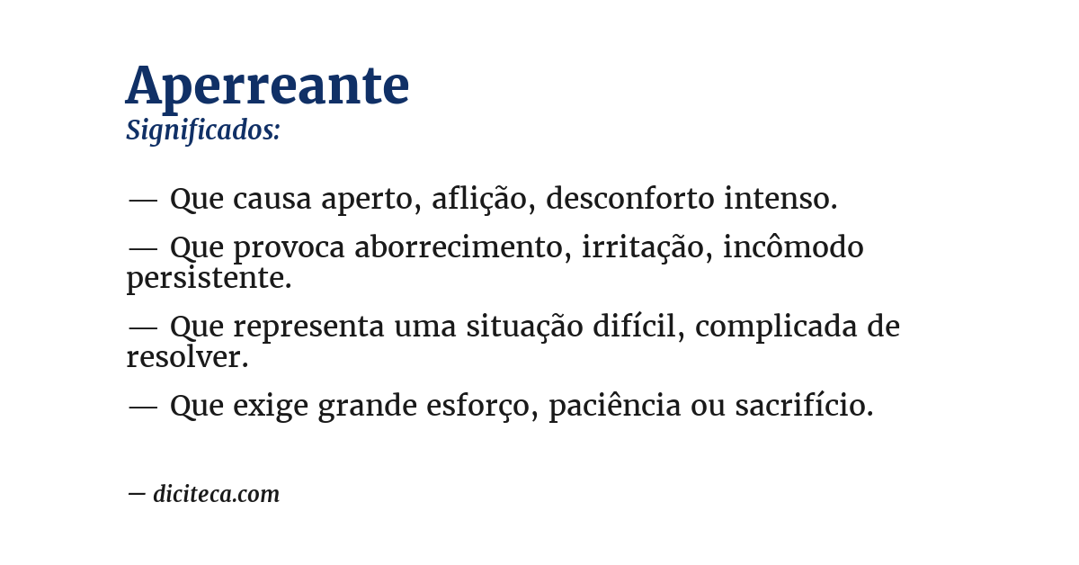 Significado de aperreante
