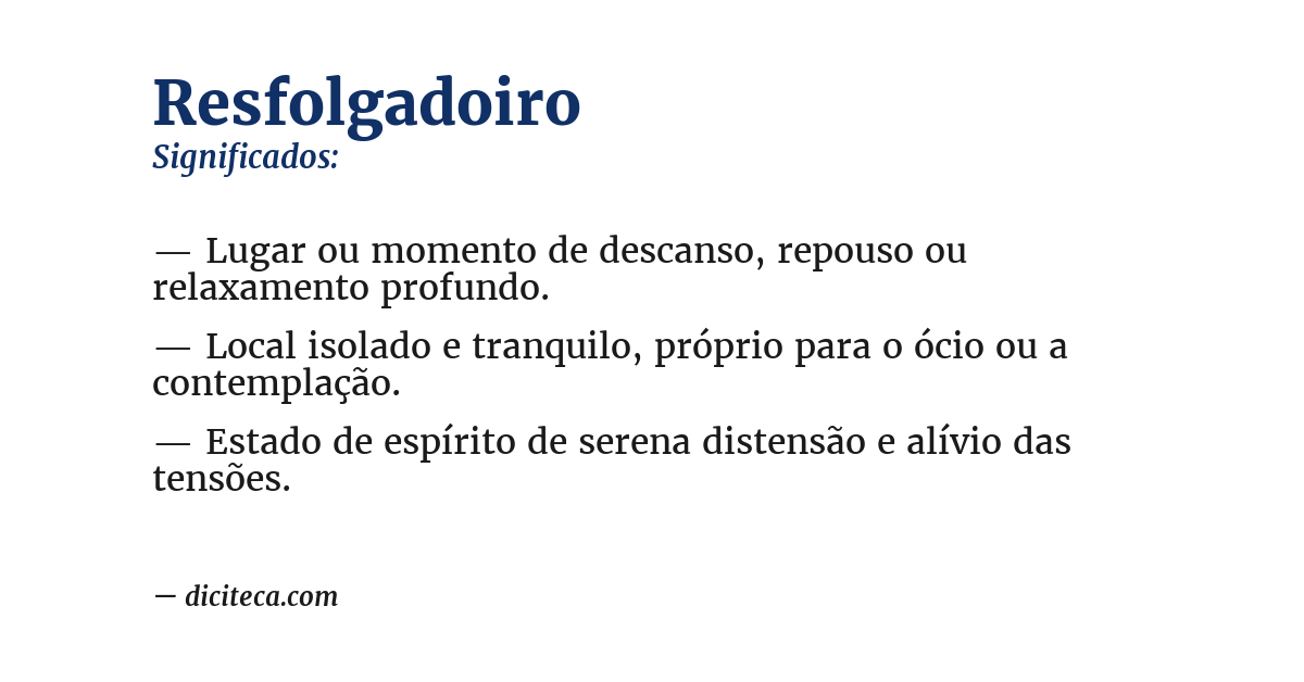 Significado de resfolgadoiro