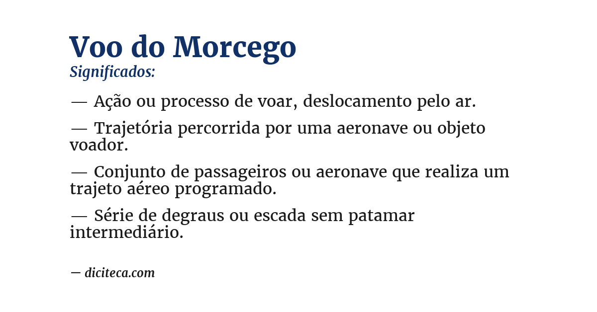 Significado de voo do morcego