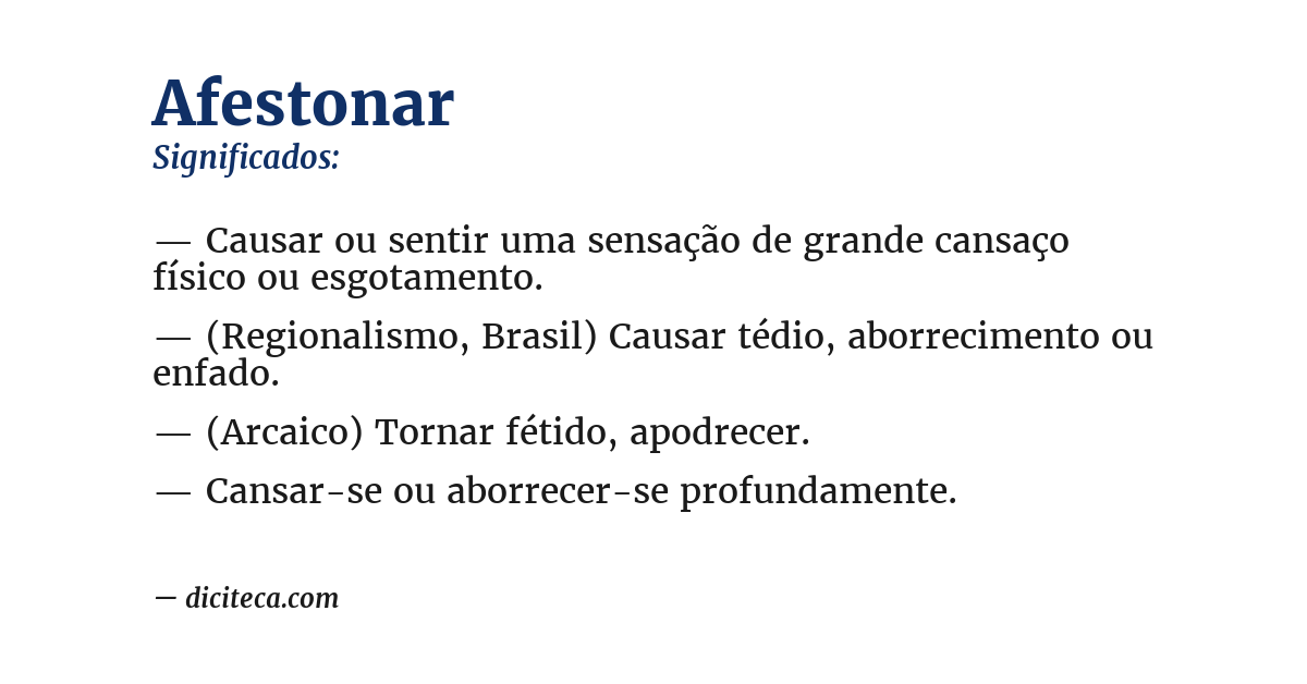 Significado de afestonar