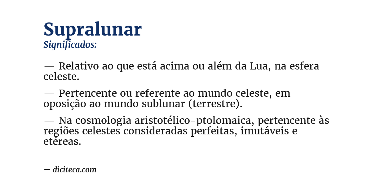 Significado de supralunar