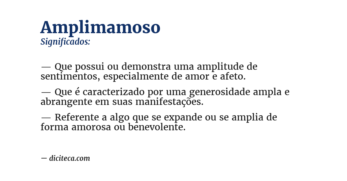 Significado de amplimamoso