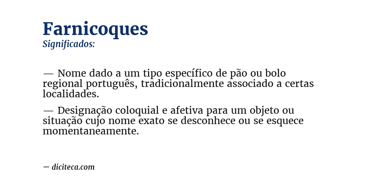 Significado de farnicoques