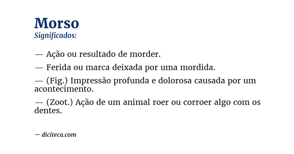 Significado de morso