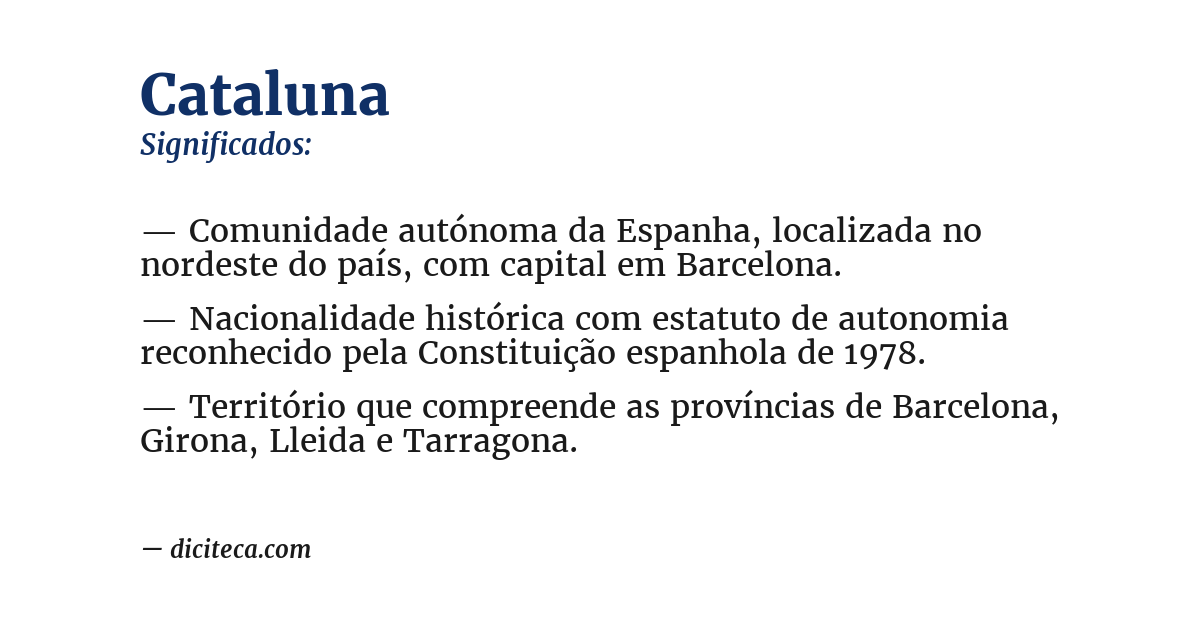 Significado de cataluna