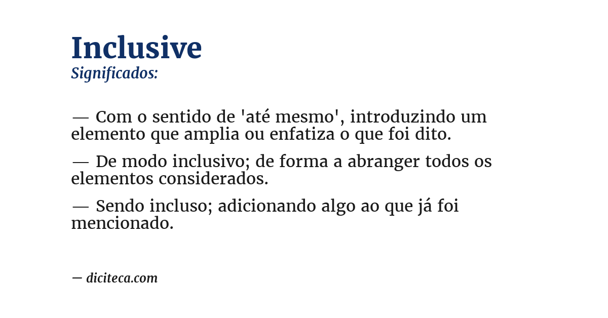 Significado de inclusive