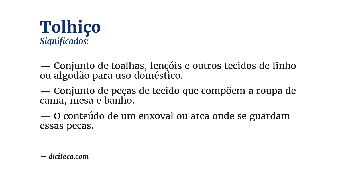 Significado de tolhiço