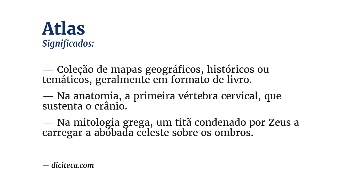 Significado de atlas