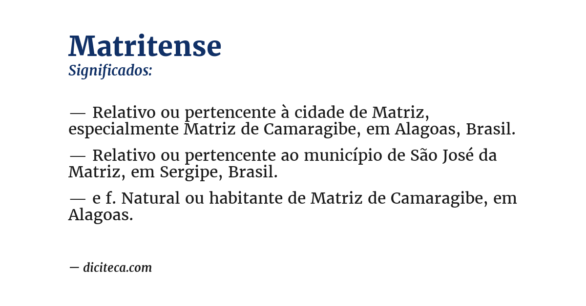 Significado de matritense