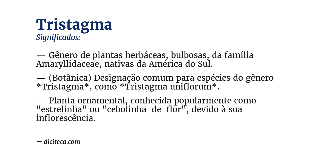 Significado de tristagma