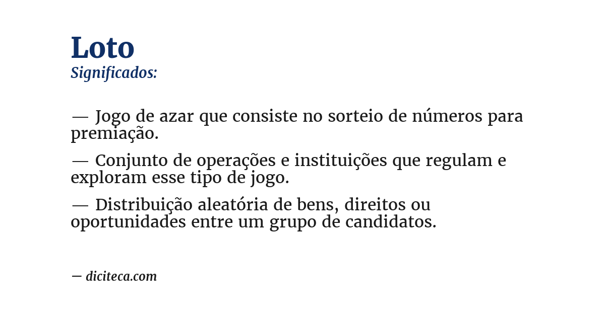 Significado de loto