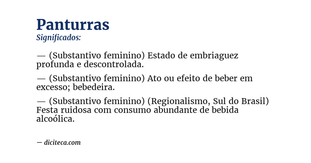 Significado de panturras
