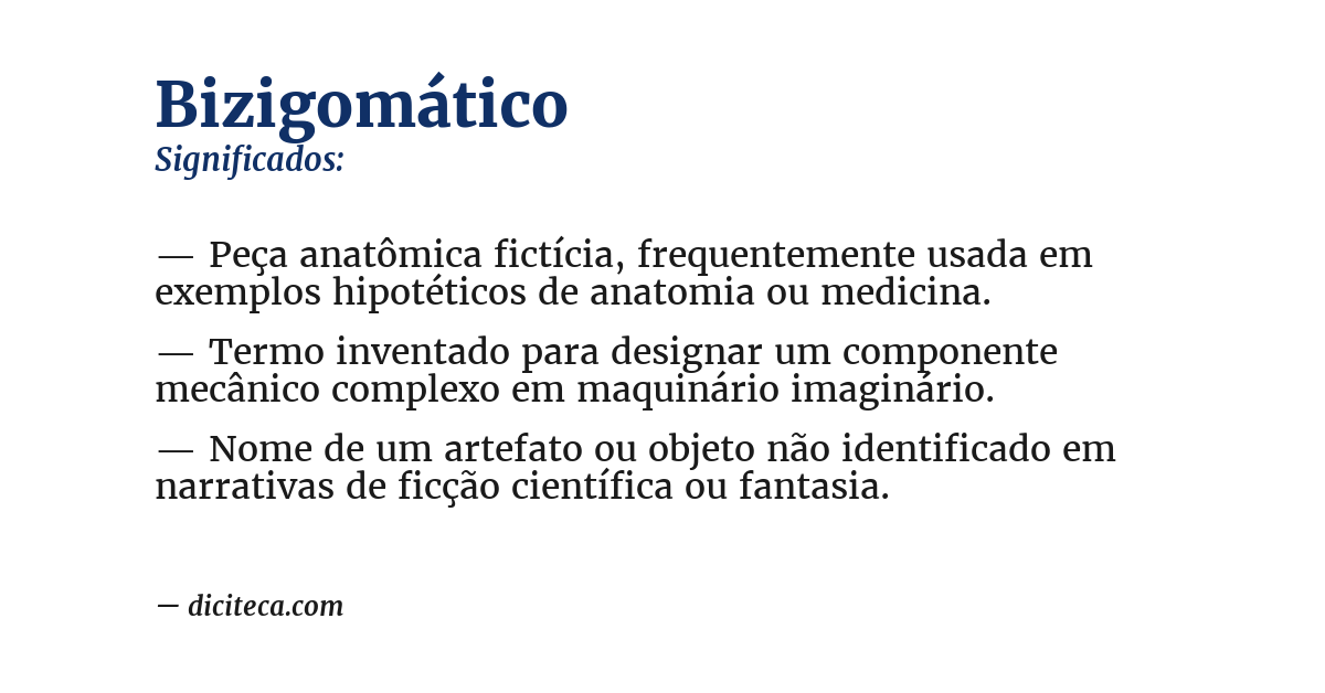 Significado de bizigomático