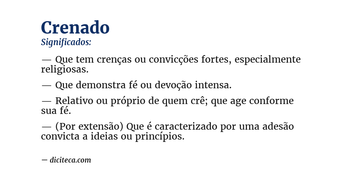 Significado de crenado