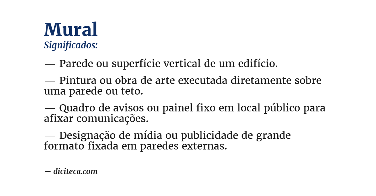 Significado de mural