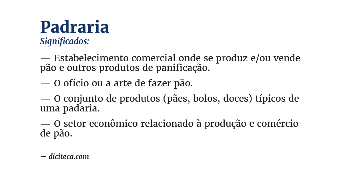 Significado de padraria