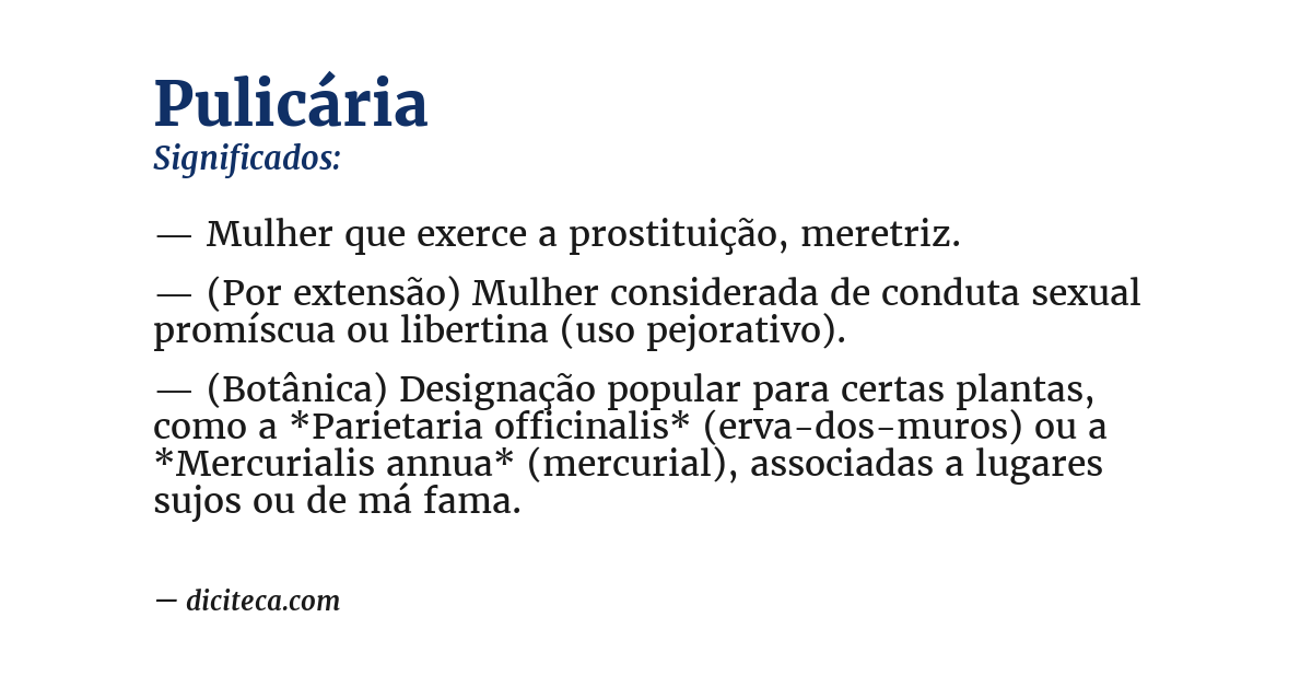 Significado de pulicária