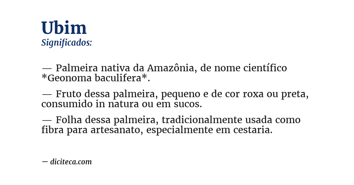 Significado de ubim