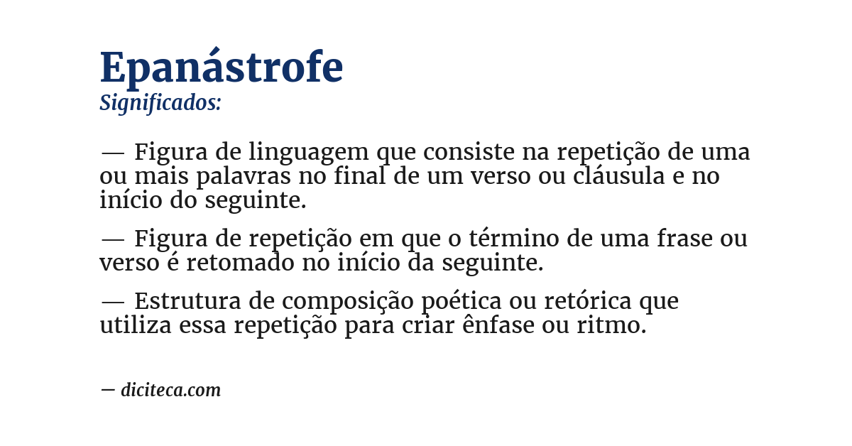 Significado de epanástrofe