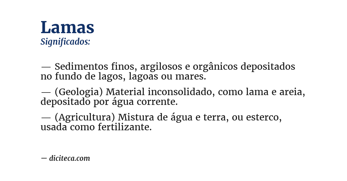 Significado de lamas