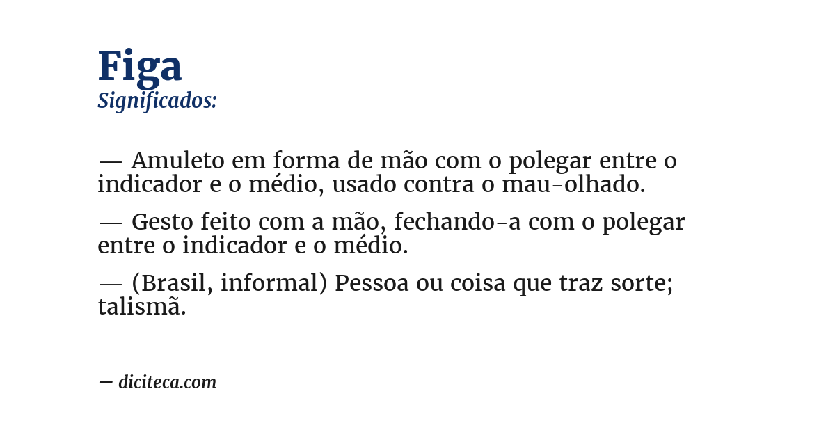 Significado de figa