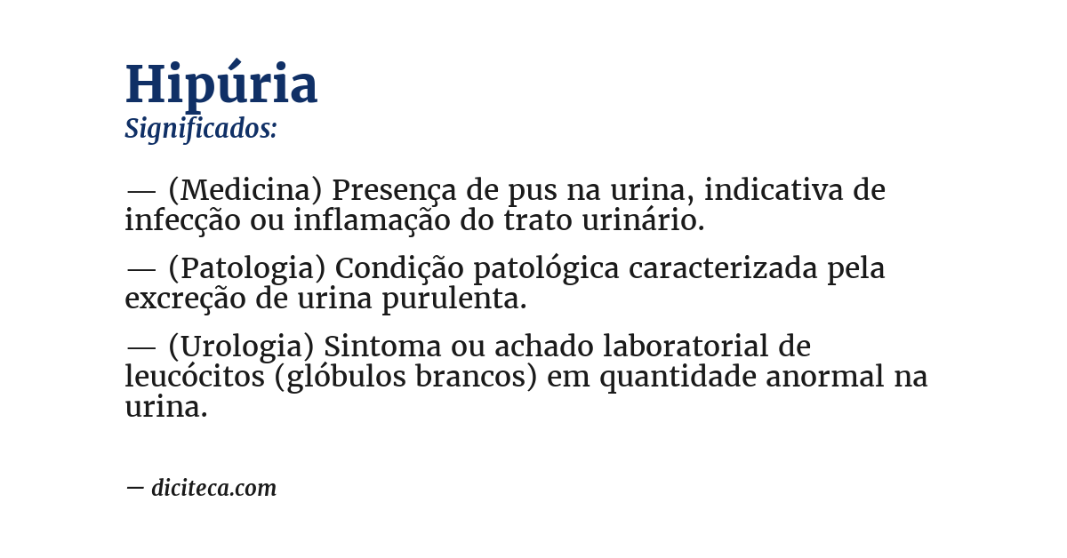 Significado de hipúria