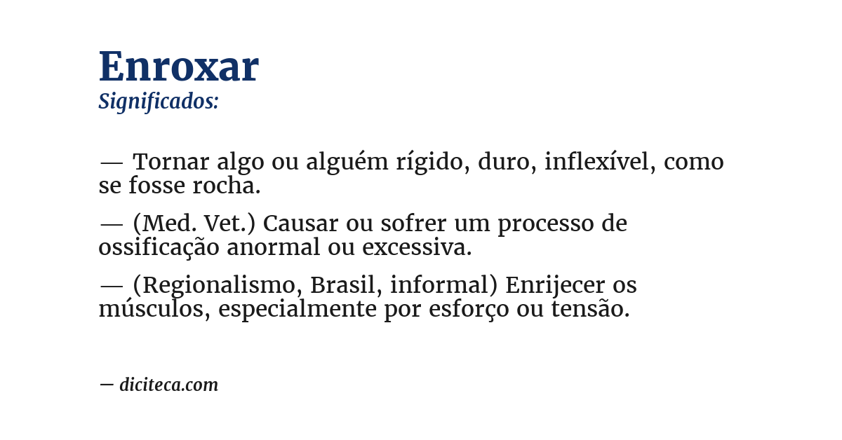 Significado de enroxar