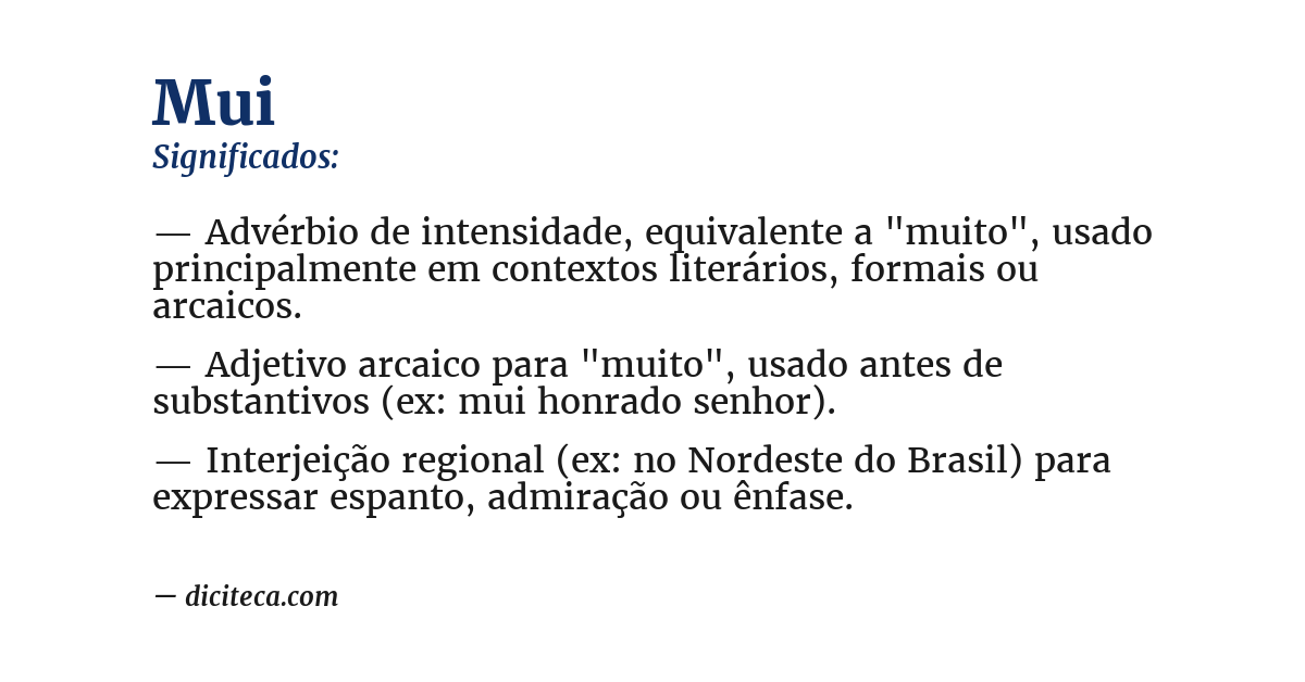 Significado de mui