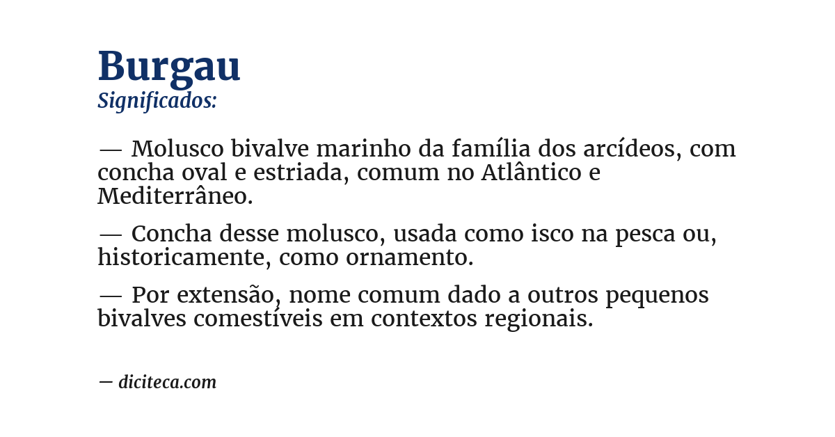 Significado de burgau