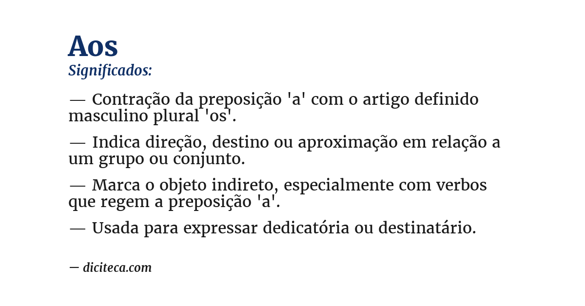 Significado de aos