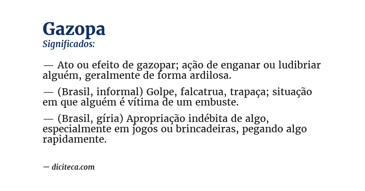 Significado de gazopa