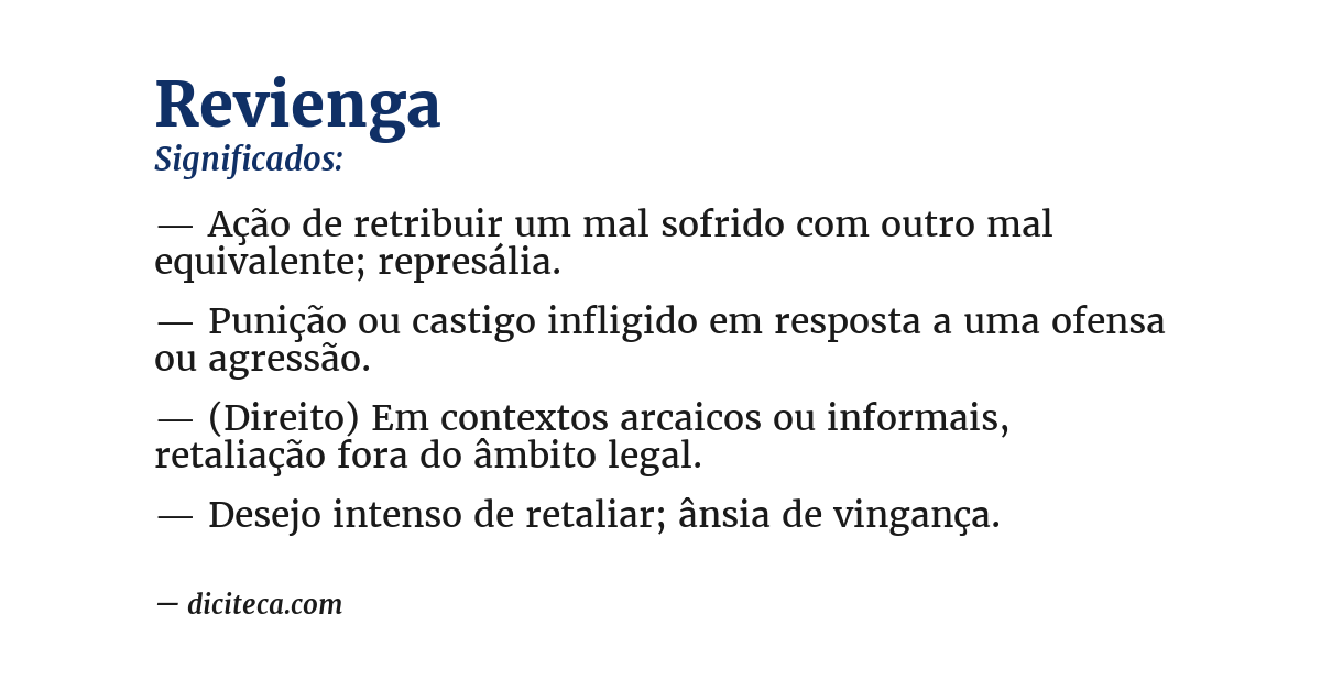 Significado de revienga