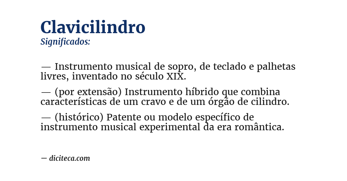 Significado de clavicilindro