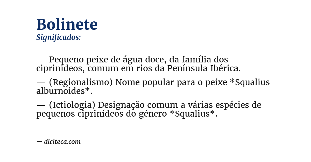 Significado de bolinete