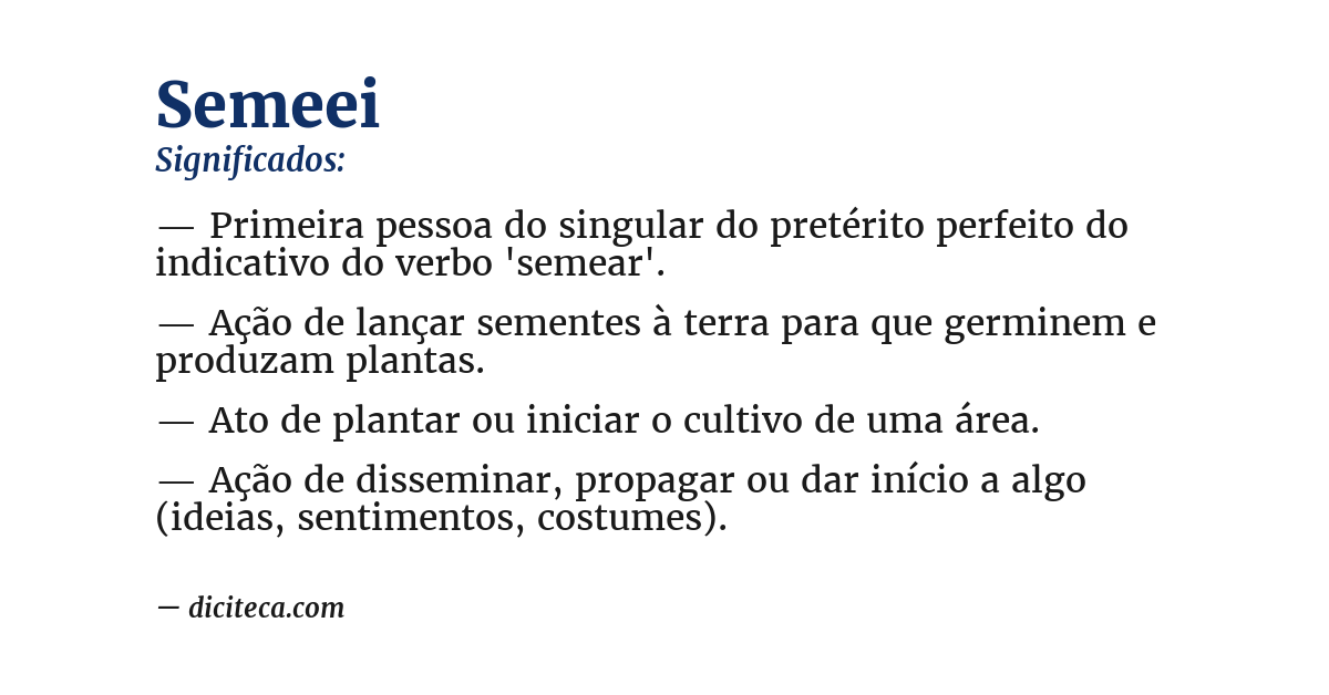 Significado de semeei