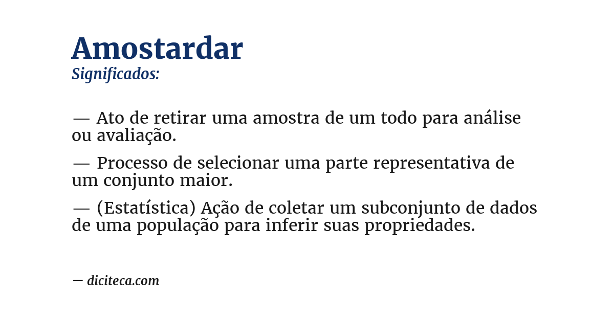 Significado de amostardar