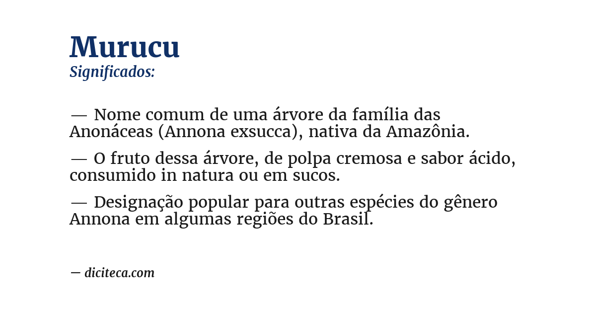 Significado de murucu