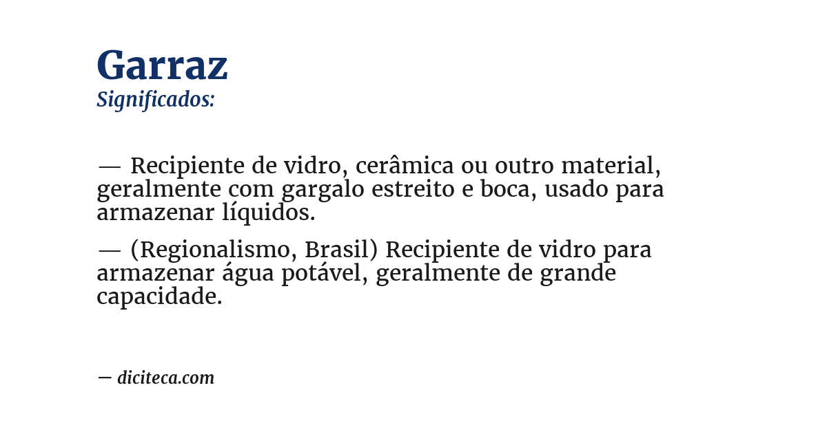 Significado de garraz