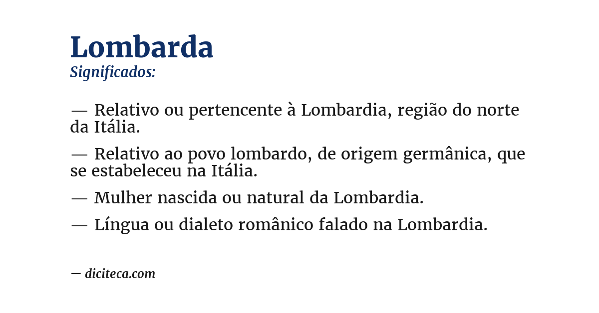 Significado de lombarda