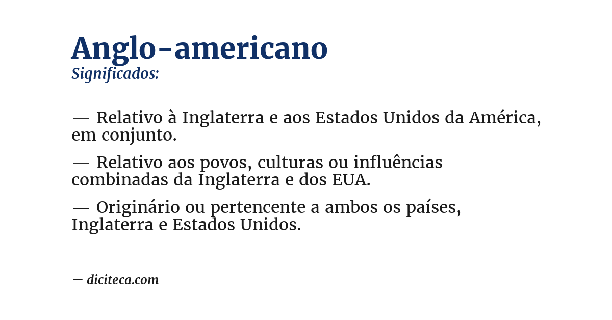 Significado de anglo-americano