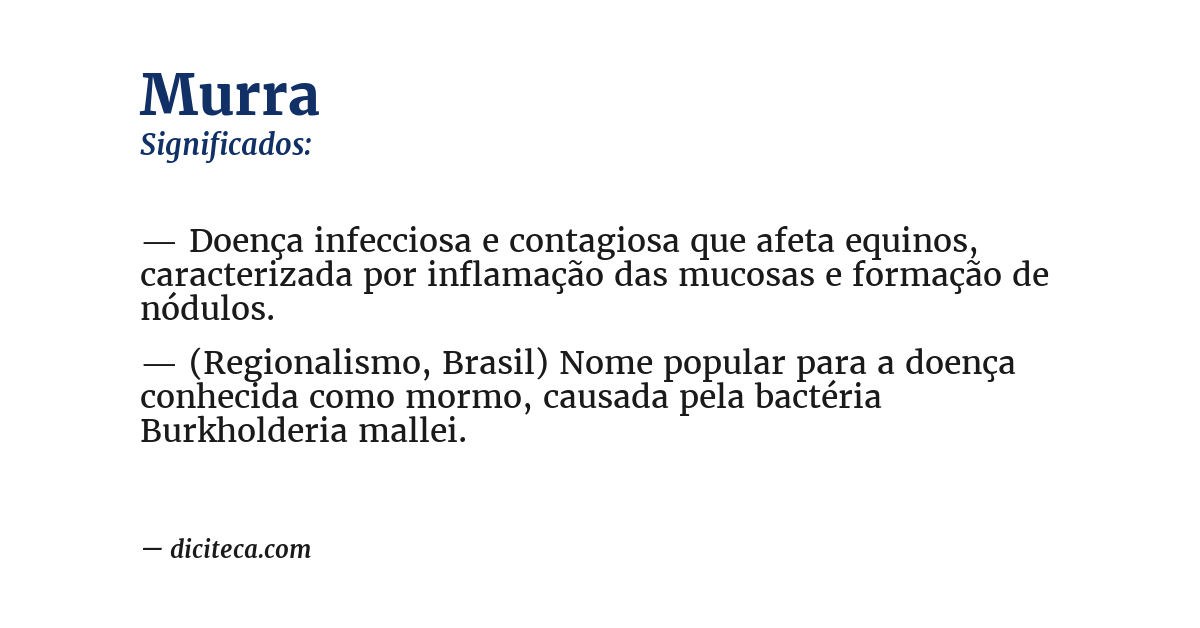 Significado de murra