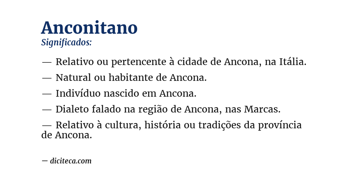 Significado de anconitano