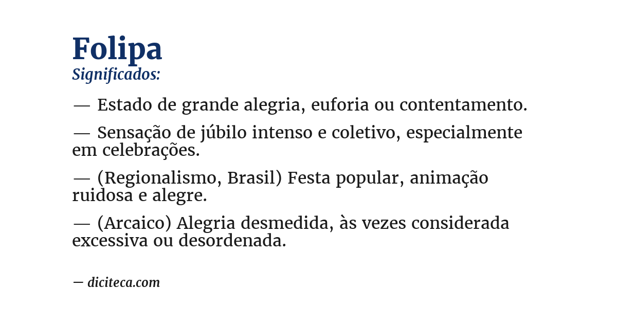Significado de folipa