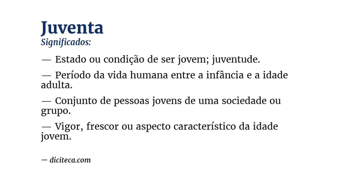 Significado de juventa