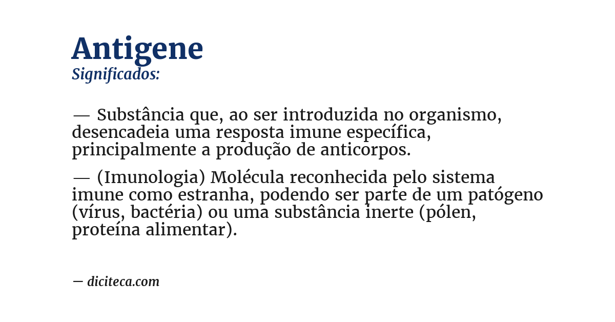 Significado de antigene