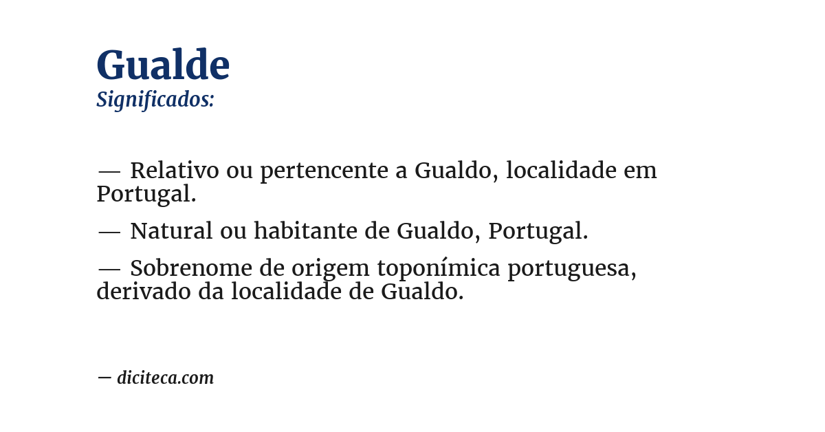 Significado de gualde